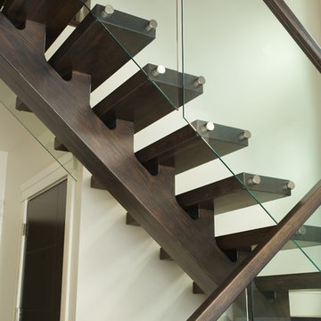 solid white oak mono-stringer