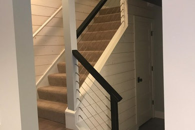 Example of a minimalist staircase design in Detroit