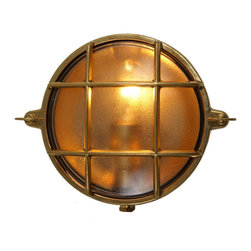 ERGO MARINE ROUND SMALL BULKHEAD LIGHT IP54 - Bathroom Wall Lights