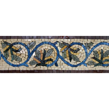 Mosaic Stone Border Art - Colorama, 12x6