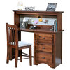 45 in. Student Desk with Hutch
