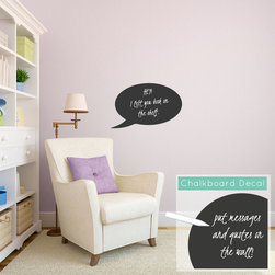 Chalkboard Word Bubble - Wall Decals