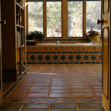 Mediterranean Inspired Bathroom