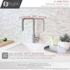 Single Handle Pull-Down Dual Mode Kitchen Faucet in Stainless Steel Brushed