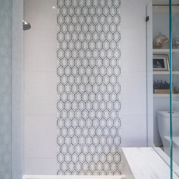 Feature Tile and Shower Bench