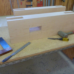 Cherry and Maple Trestle Table - Products