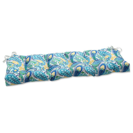 Amalia Paisley Blue 56" Blown Bench