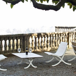 Barcelonina Front Table by Serralunga - Outdoor Coffee Tables