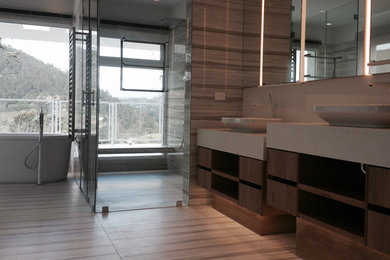Inspiration for a master bathroom remodel in Other
