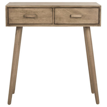 Delilah 2 Drawer Console Chocolate