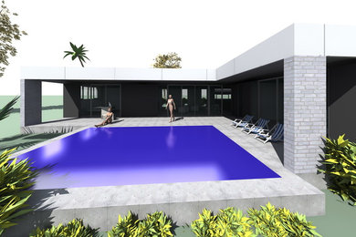 Design ideas for a beach style pool in Sydney.