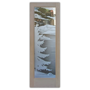 Front Door - Lake Arrowhead - Alder Clear - 36" x 96" - Book/Slab Door