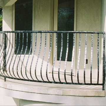 Exterior Iron Hand Rail