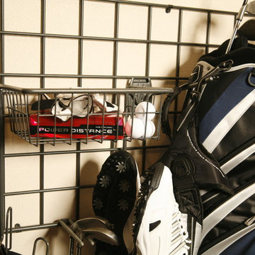Golf Rack with Basket