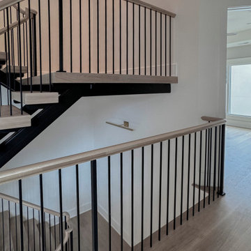 Project #122 | Freestanding Steel & Wood Staircase