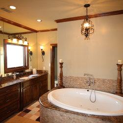 Guest Room Bath - Chandeliers
