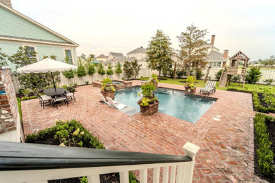 Example of a mountain style pool design