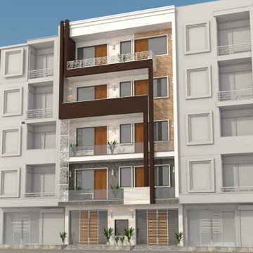 FACADE DESIGN OF A RESIDENTIAL BUILDING