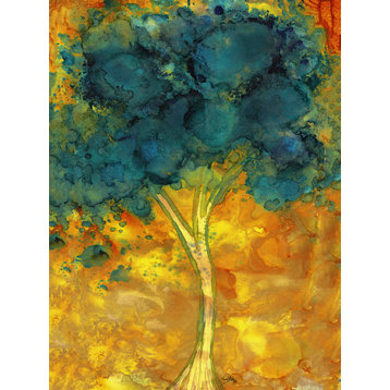 "Watercolor Tree" Canvas Art, 24"x36"