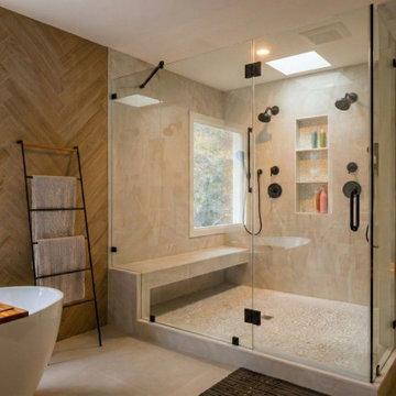 McLean Transitional Home Renovation | Luxury Kitchen & Spa Bathroom