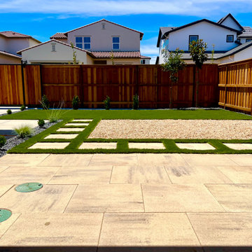 Patio Paver & Artificial Turf Renovation Project