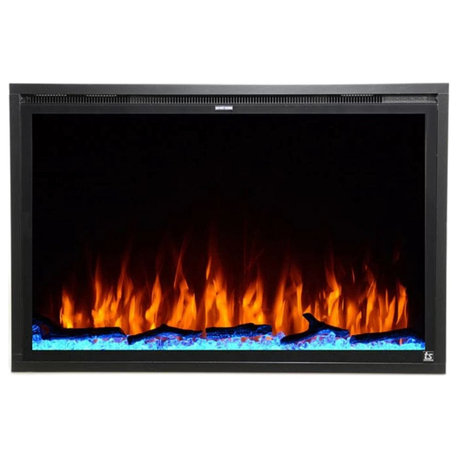 Touchstone Forte Elite 40" Recessed/Wall Mounted Smart Electric Fireplace