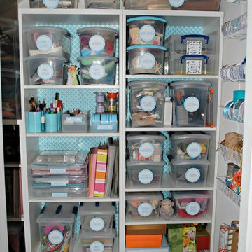 Organized Craft Closet