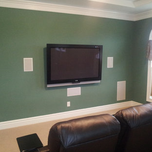 Classic home cinema in Huntington.