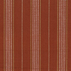 ROTH & TOMPKINS TEXTILES - Warren Fabric, Sienna, 54''x36'' - Upholstery Fabric