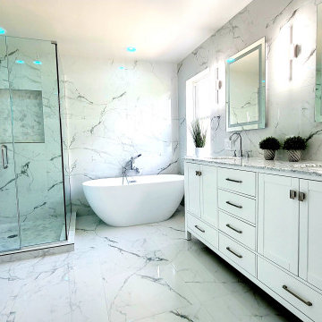 Modern Main Bathroom amazing transformation