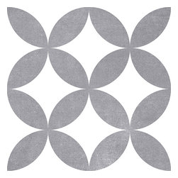 Seamless Petals Grey - Wall & Floor Tiles