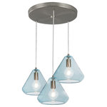 AFX Inc. - Armitage 3 Light Round Pendant - Rethink your indoor lighting capabilities with the Armitage 3 Light Round Pendant. Designed with a sleek satin nickel finish and steel body, this fixture is perfect for a contemporary design scheme. Situate this overhead light fixture overtop your kitchen island or dining room table for a profound effect.