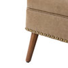 Vegan Leather Armchair, Taupe