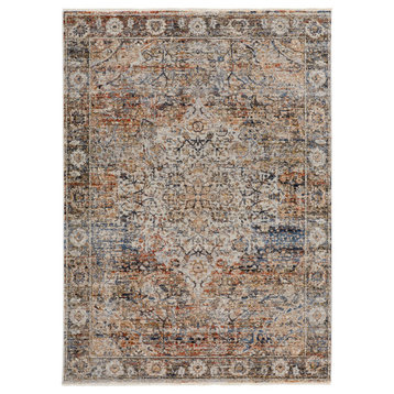 Weave & Wander Frencess Rug, Cotton/D.Gold, 7'-10" x 9'-6" Rug