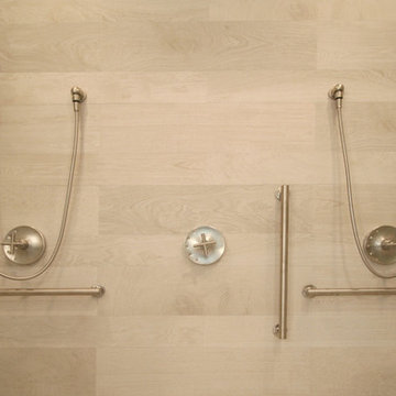 Universal design shower room.