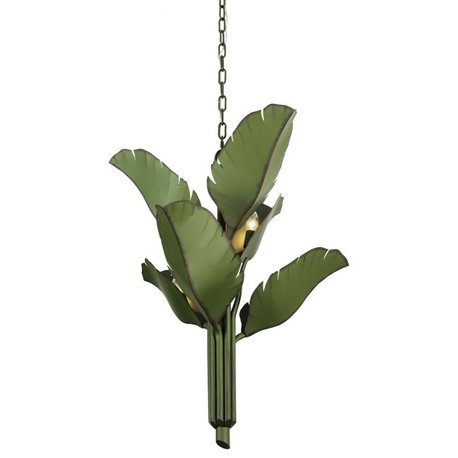 Varaluz Lighting 901C06 Banana Leaf - 6 Light 2-Tier Chandelier