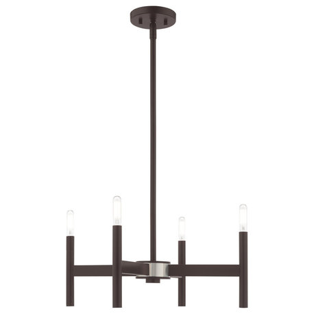 Copenhagen 4 Light Mini Chandelier, Bronze