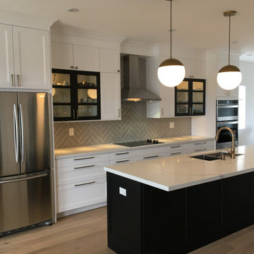 IKEA Kitchen - Axstad White and Lerhyttan Black-Brown