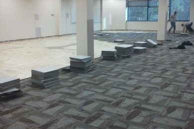 Carpet Tile installation