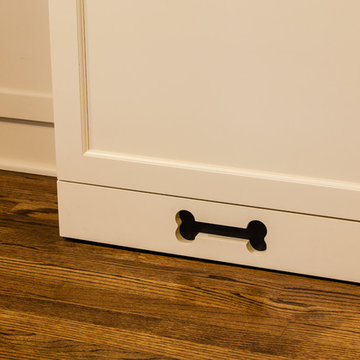 Toe Kick Pet Bowl Drawer