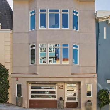 Color Atelier Lime Paint over existing smooth stucco