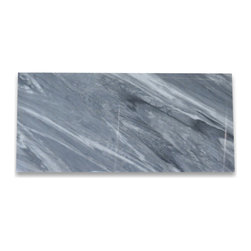 Stone Center Online - Bardiglio Gray Dark Grey Marble 12x24 Tile Polished, 100 sq.ft. - Wall And Floor Tile