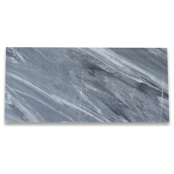 Bardiglio Gray Dark Grey Marble 12x24 Tile Polished, 100 sq.ft.