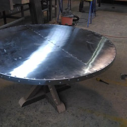 Zinc Round Table Top - Table Tops And Bases