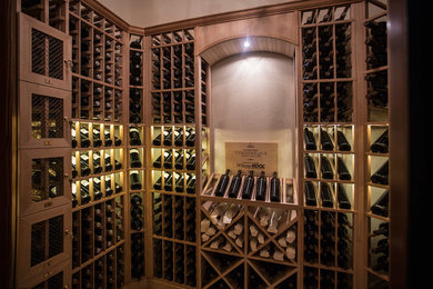 Example of a wine cellar design in San Francisco