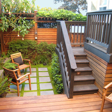 Overall Garden View to Perimeter Fence