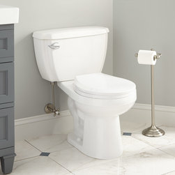 THOMAS SIPHONIC TWO-PIECE ROUND TOILET - Toilets