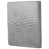 Premier Copper Products 4"x4" Nickel Plated Hammered Copper Tile
