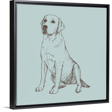 "Best in Show XII" Floating Frame Canvas Art, 14"x14"x1.75"
