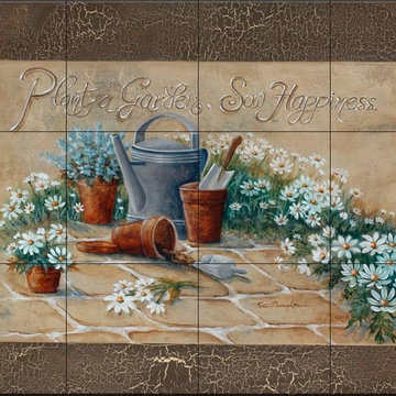 Rita Broughton - Kitchen Backsplash Tile Murals